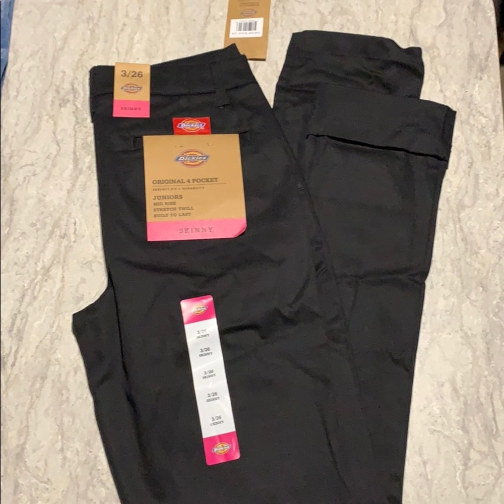 Dickies juniors mid-rise skinny jeans